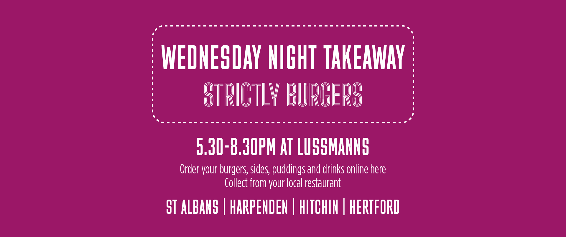 Wednesday Night Takeaway